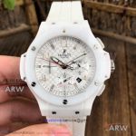 Perfect Replica Swiss Grade Hublot Big Bang All White Case Ceramic Bezel 42mm Watch